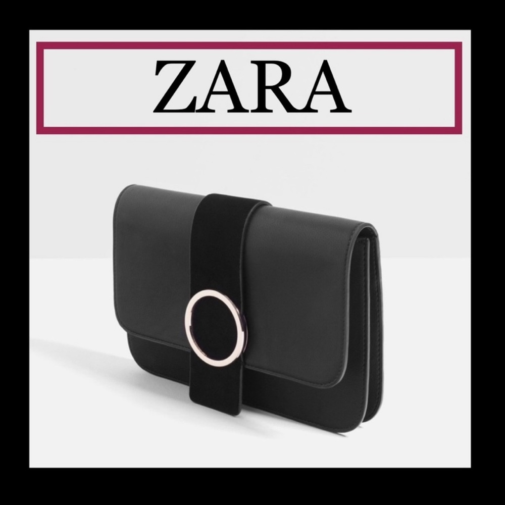 ZARA Basic Collection Black Clutch